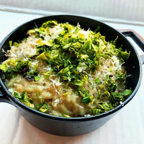 Caramelized Eggplant Risotto