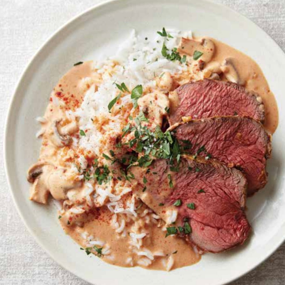 Filet of Beef Stroganoff