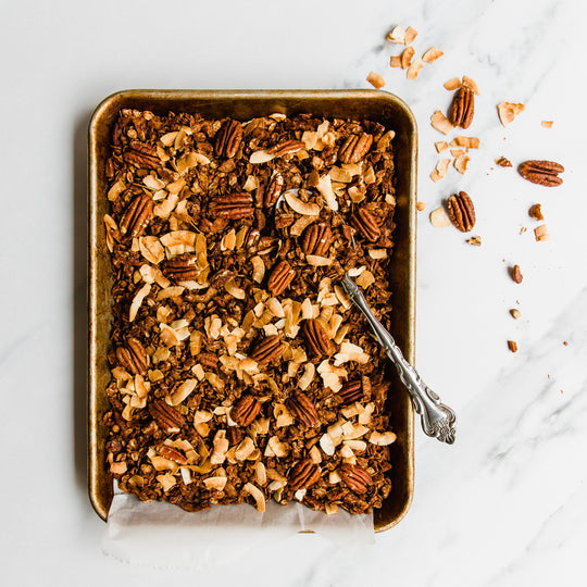 Cocoa-Coconut-Maple Granola