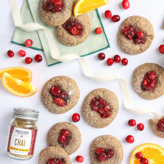 Cranberry Chai Cookies