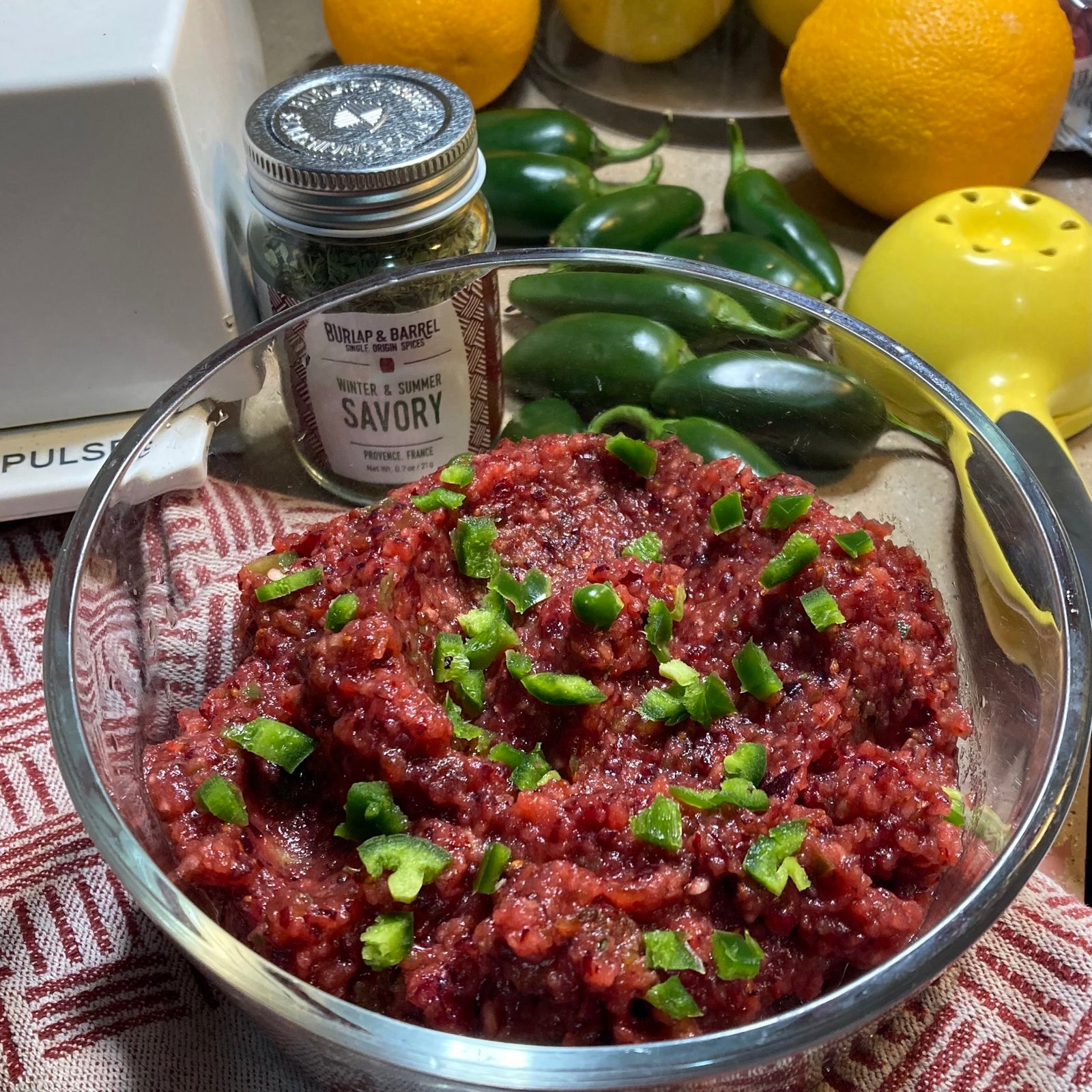 Cranberry Chutney Salsa (GF, Vegan)