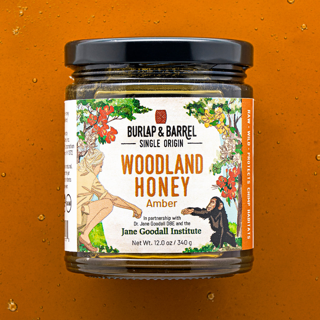 12.0 oz Amber Woodland Honey from Burlap & Barrel