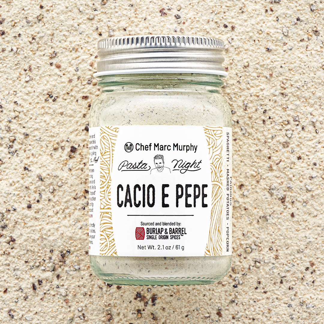 2.1 oz jar of Cacio e Pepe Seasoning