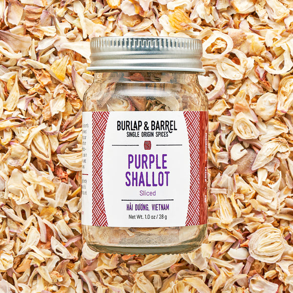 Purple Shallot Slices - Burlap & Barrel